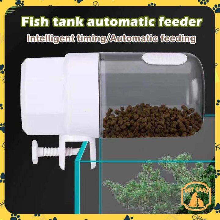 Auto Fish Feeder Timer 3 Modes Food Feeding 8/12/24 Hours Timer