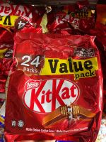 Kitkat Chocolate Valuepack คิดแคทเวเฟอร์เคลือบช็อคโกแลต 24 ชิ้น