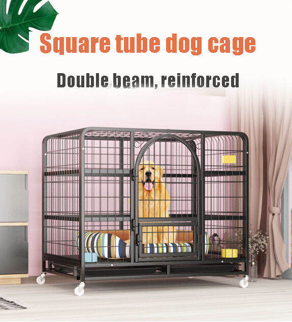 Metal Pet Cage，Dog Cage Dog Kennels for Small Medium and Large Dogs Pet ...