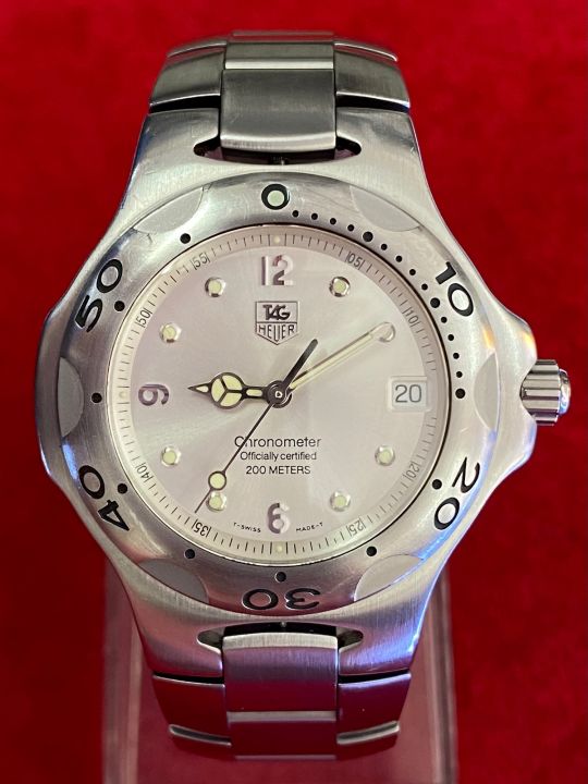 tag-heuer-chronometer-officially-certified-200-m-automatic-บอยไซร์-ตัวเรือนสแตนเลส-นาฬิกาผู้ชาย-มือสองของแท้