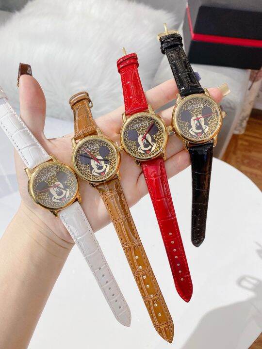 Đông Hồ Nữ Gucci Mặt Mickey | Lazada.Vn