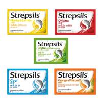 Strepsils สเตร็ปซิล ยาอมบรรเทาอาการเจ็บคอ แบบซอง