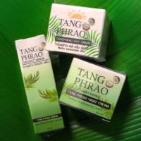 (เซ็ต 3 ชิ้น เซรั่ม +ไนท์ครีม + กันแดด) Tangphrao ทางพร้าว ครบเซ็ต ครีมกลางคืน + เซรั่มทางพร้าว + กันแดดทางพร้าว เซตบำรุงผิวหน้า ของแท้ บำรุงผิวครบสูตร