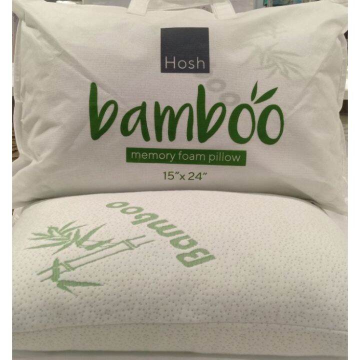 Bamboo Memory Foam Pillow 15x24inch Lazada PH