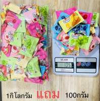 เยลลี่ผลไม้หนึบเยลลี่กัมมี่Gummy jellyเยลลี่ผลไม้ 1000กรัม แถม100กรัม