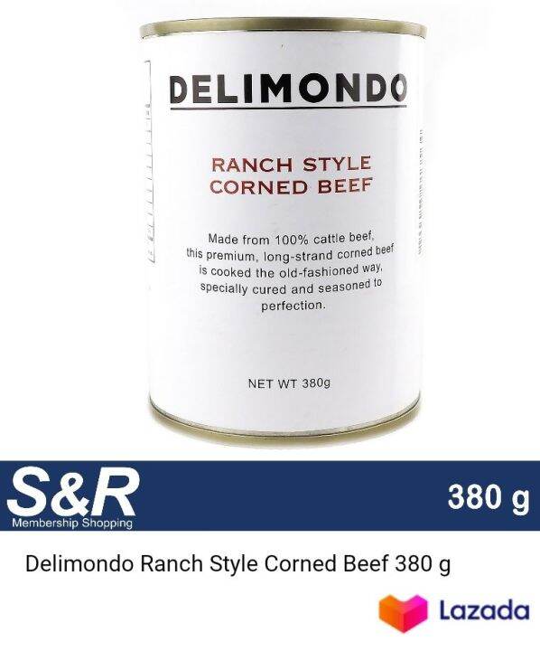 Delimondo Ranch Style Corned Beef 380 g Lazada PH