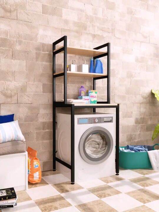 Washing machine storage rack Toilet toilet storage rack Roller roller