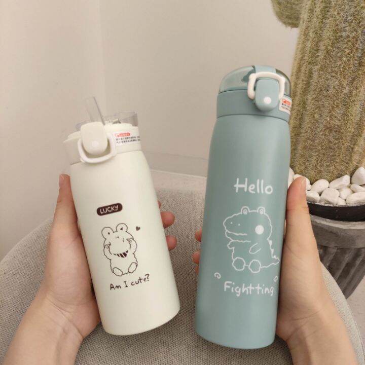 Ready Stock 350/500ml Cartoons Stainless Steel Vacuum Flask Coffee Tea ...