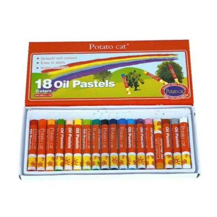 OIL PASTEL ART SUPPLIES 12，18，24 Colors | Lazada PH