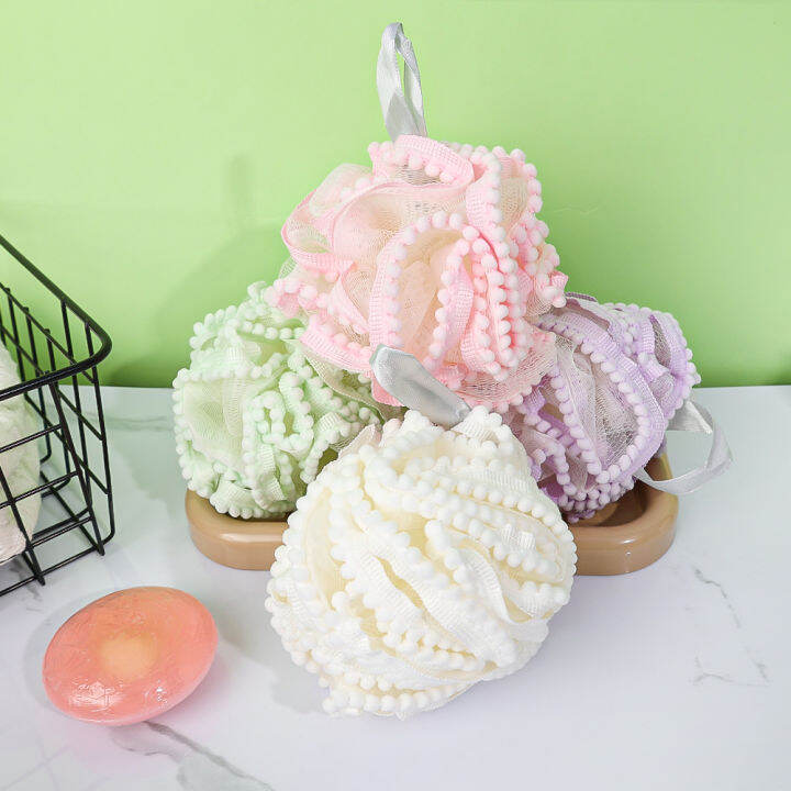 Bath Shower Sponge Large Foaming Bath Net Ball Multicolor Shower Body ...