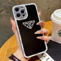 เคสกระจกติดเพรช  สวย โดนใจสาว  มีครบทุกรุ่น I Phone 7P IX XR Xsmax  I phone 11 11 Promax 12 Promax 13  13 Promax 13 P