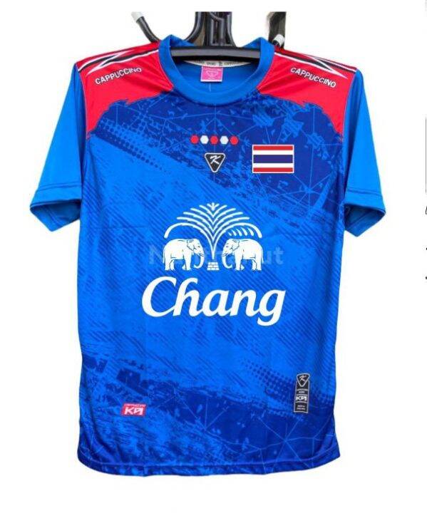 เสื้อกีฬาk9-พร้อมสกรีน-ช้าง-ธงชาติ