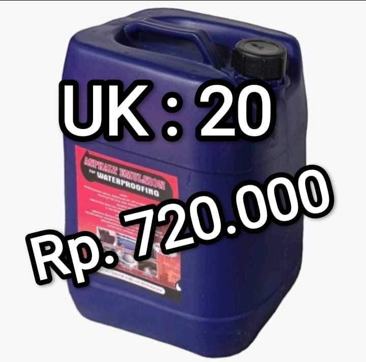 Cat Pelapis Anti Rembes Dan Bocor Aspal Cair Aspal Wateroroof 20 Kg Lazada Indonesia 7802