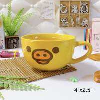 ?[พร้อมส่ง] RK-010 Rilakkuma San-X คุมะ โคริ โทริ  สินค้าลิขสิทธิ์แท้ 100% จากญี่ปุ่น  แก้ว เซรามิค  ขนาด :  4.2 x 2.5 นิ้ว