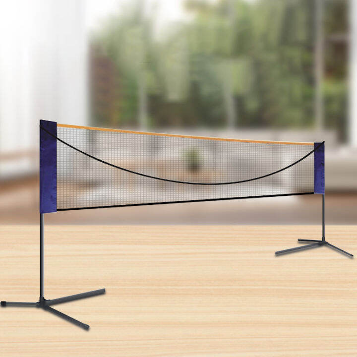Folding Badminton Net Set With Stand and Carry Bag Portable