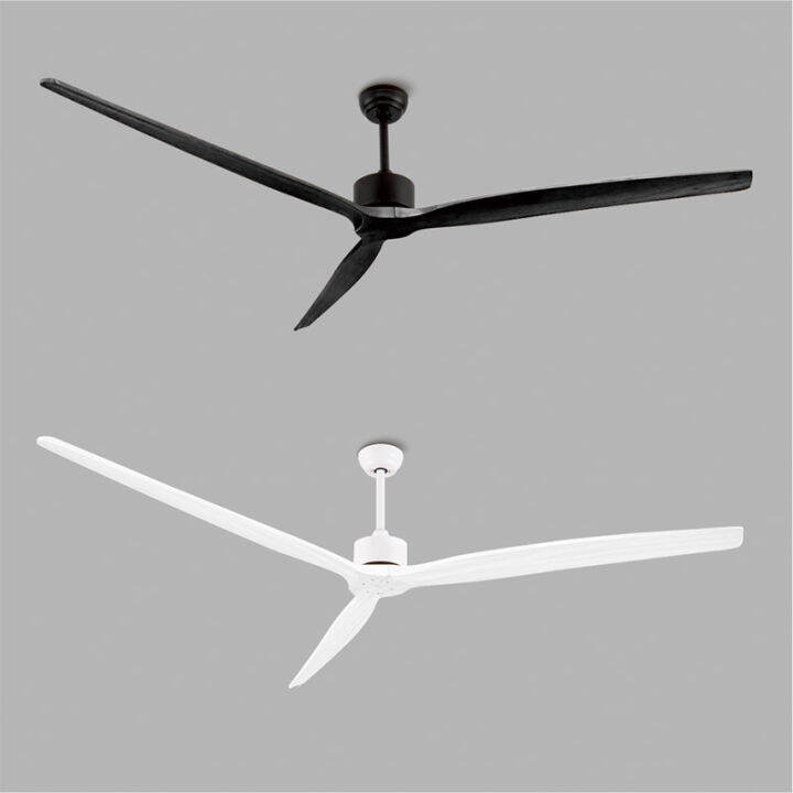 Solid Wood Ceiling Fan Retro Dining Room Large Size Ceiling Fan