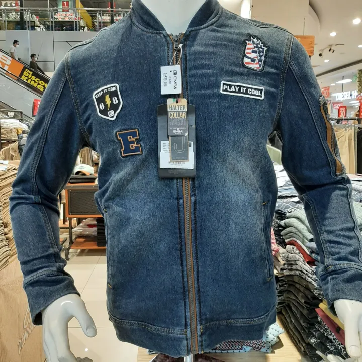 jaket jeans emba original