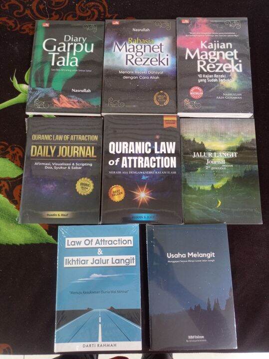 8 Buku Paket QURANIC LAW OF ATTRACTION DAN MAGNET REZEKI | Lazada Indonesia