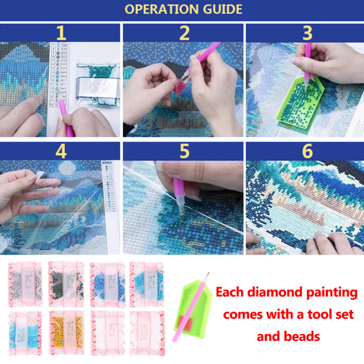 Cheap Diamond Paiting Animal Diamond Painting Set Cross-Stitch Diamond  Painting Full Drill Kits Rhinestone