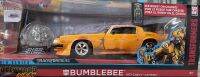 2 Transformers 1:24 1977 Chevy Camaro Bumblebee Die-cast Car with Coin, Toys for Kids and Adults #99307