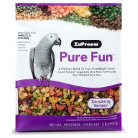 Zupreem Pure Fun สูตรรวมผลไม้ ผัก และเมล็ดธัญพืช (907g) Parrots And Conures
 อาหารผัก ผลไม้ ผสมถั่ว  หลากชนิดอัดเม็ดสำเร็จรูป
มีส่วนผสมของผลไม้หลากหลายชนิด มากกว่า 80%