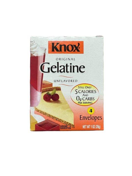 Knox Original Gelatine Unflavored Box, envelop Lazada PH