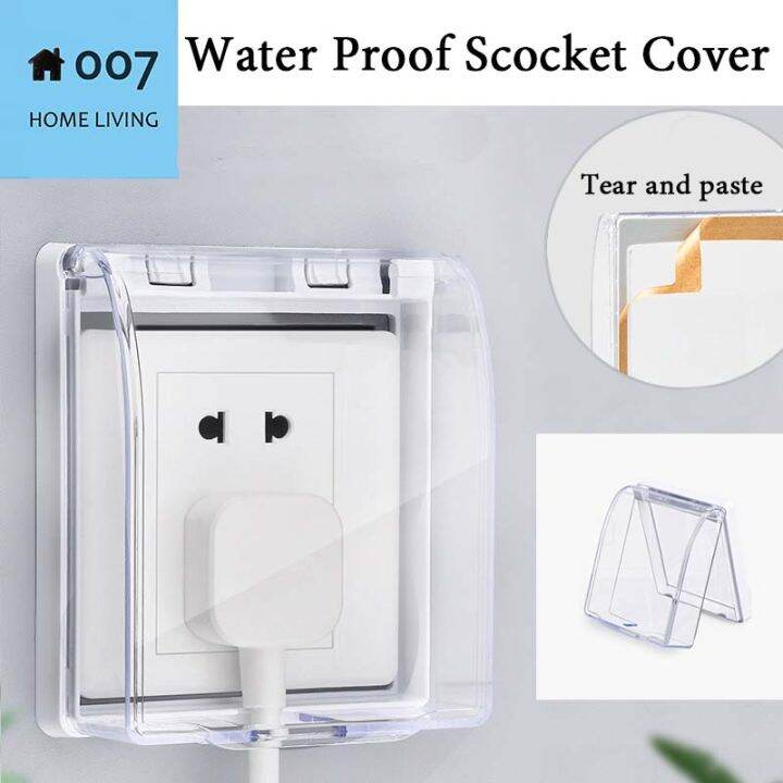 [Manila COD] Bathroom Wall Socket Covers Waterproof Socket Covers