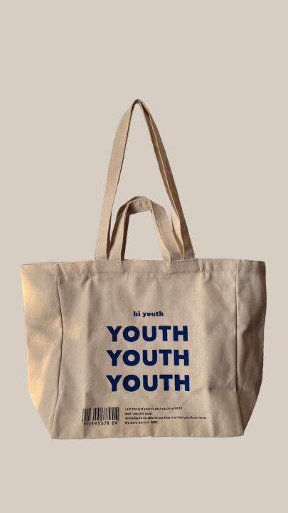 youth-youth-youth-กระเป๋าผ้าแคนวาส