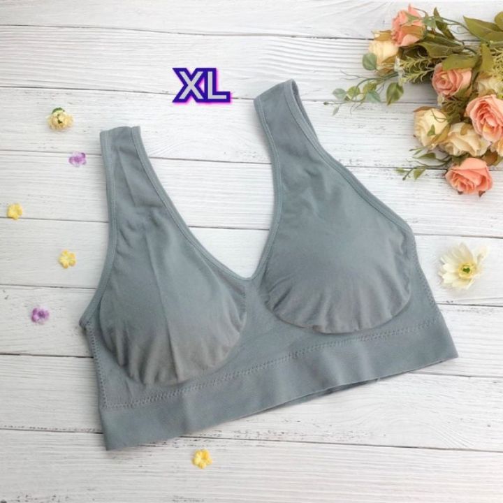 sport-bra-ไซส์-xl-อก-38-42-สปอร์ตบราไซส์ใหญ่-สาวอวบใส่ได้-เสื้อชั้นในคนอวบ-ชุดชั้นในคนอวบ-สปอร์ตบรา-เสื้อชั้นในไร้โครง-ไม่มีตะขอ