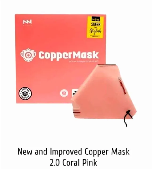 Copper Mask Authentic ( coral pink) Lazada PH