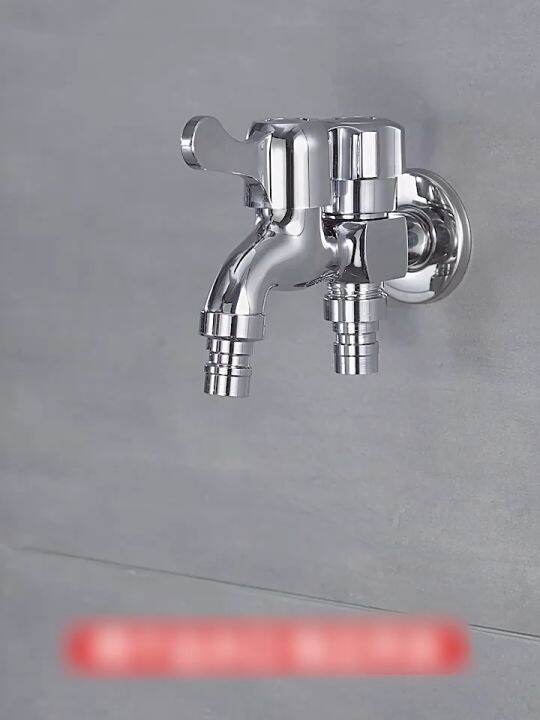 No water leakage 🔧 Two Way Faucet 1 in 2 Out Dual control water outlet independent control