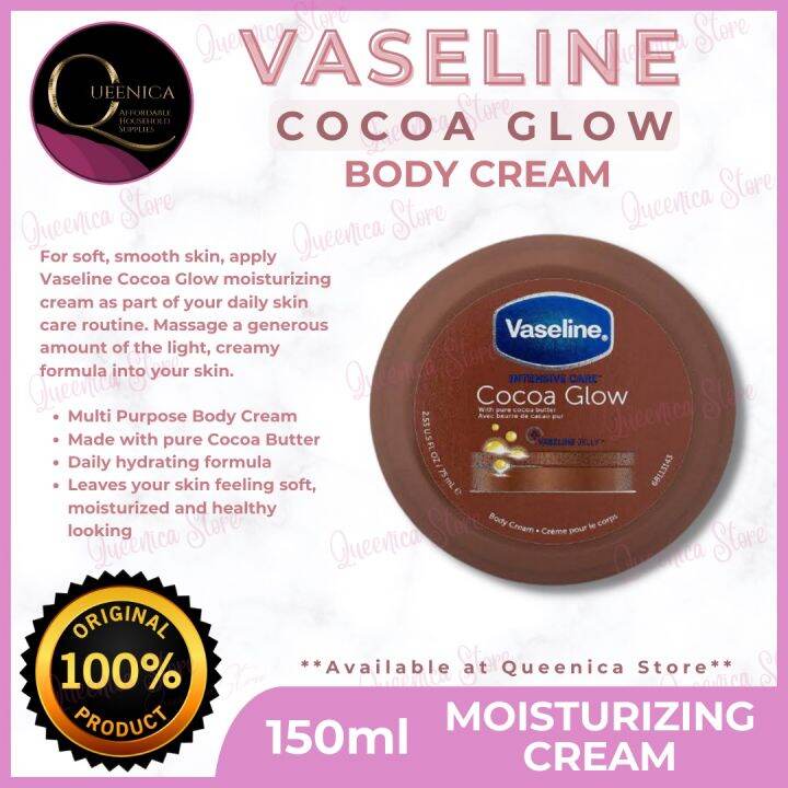 VASELINE Intensive Care Cocoa Glow Body Cream 150ml Lazada PH