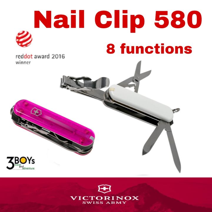 กรรไกรตัดเล็บ-victorinox-nail-clip-580-กรรไกรตัดเล็บสวิส-8-ฟังก์ชั่น-รวมมีดและตะไบเล็บ-0-6463