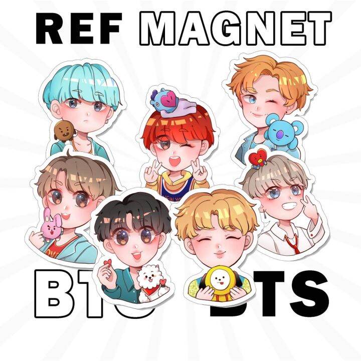 BTS Magnet | Ref Magnet | KPOP Idol | Cute Display | BTS | Lazada PH