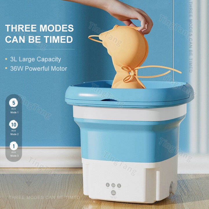CODNew fully automatic mini portable folding washing machine to carry