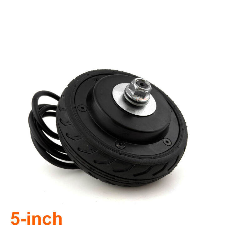 5 Inch 24V 36V 200W Scooter Brushless hub Motor Wheel With Thumb Gas