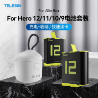 Telesin tezun เหมาะสำหรับ gopro12/11/10/9/8/7แบตเตอรี่สำหรับกล้องกีฬา gopro10ที่ชาร์จแบตแบบชาร์จแบตแบบชาร์จแบตได้สูงและต่ำสำหรับเครื่องจักรชาร์จแบต gopro11