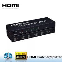 HDMI 2 in 4 Out 4K*2K 3D 1080p HDMI Splitter 2x4 HD HDMI Switch Switcher