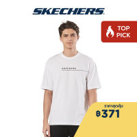 Skechers สเก็ตเชอร์ส เสื้อยืดแขนสั้นผู้ชาย Men Short Sleeve Tee - SL22Q4M290-0019