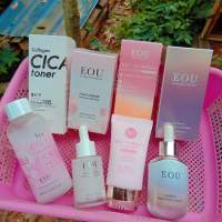 Eou Set Foundation Serum Toner SunScreen  ( 4မ်ိဳး တစ္ဆက္လုံးပါ ခ )