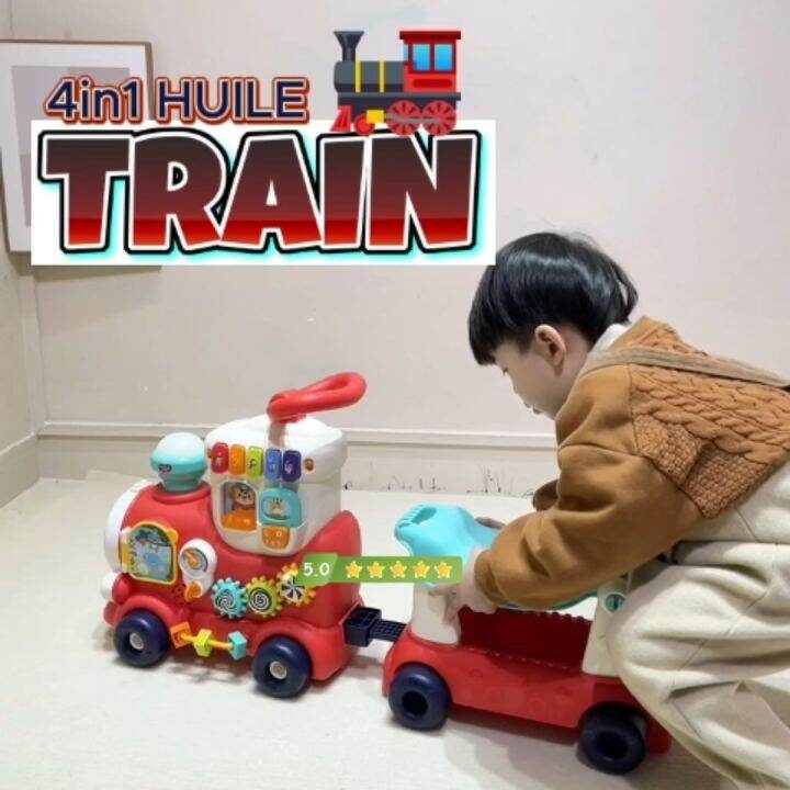 BYJ HUILE 4in1 Baby Learning Train with Music Ride Ons for Kids Lazada PH