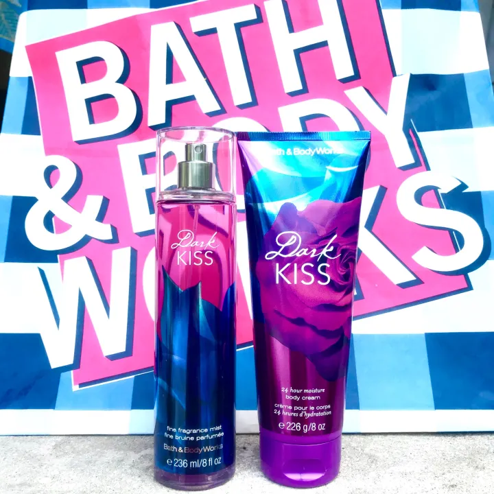 Bath and Body Works Dark Kiss Original Mist Lotion and Body Cream