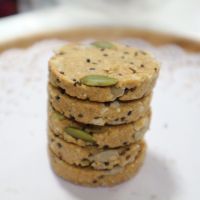 ?Healthy Cookies ?คุกกี้คลีนข้าวโอ๊ตธัญพืช (เจ) เนื้อสัมผัสกรอบร่วน หวานน้อย ไม่มีแป้งขาว ไม่มีน้ำตาลทรายขาว ไม่มีไขมันทรานส์ ใยอาหารสูง