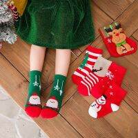 Kinchobabyshop - #ถุงเท้าXmas เซ็ต 5 คู่รับเทศกาลคริสต์มาส #ถุงเท้าเด็ก