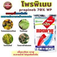 โพรพิเนบ 70% WP PROPINEB ป้องกันและกำจัดเชื้อรา ราน้ำค้าง แอนแทรกโนส โรคใบจุด ใบไหม้ ขัดผิวส้ม ผิวมะนาว พิเศษเพิ่มธาตุสังกะสี Zn ขนาด 1 กิโลกรัม