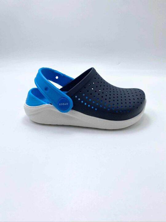 รองเท้าของเด็กลำลองแฟชั่นสไตล์-crocs-literide-clog-สุดฮิตน้ำหนักเบาใส่