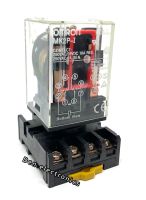 รีเลย์ MK2P-I 8ขา มีขายทั้งชุด 12VDC, 24VDC, 24VAC, 110VAC, 220VAC หน้าคอนแทค 10A250V