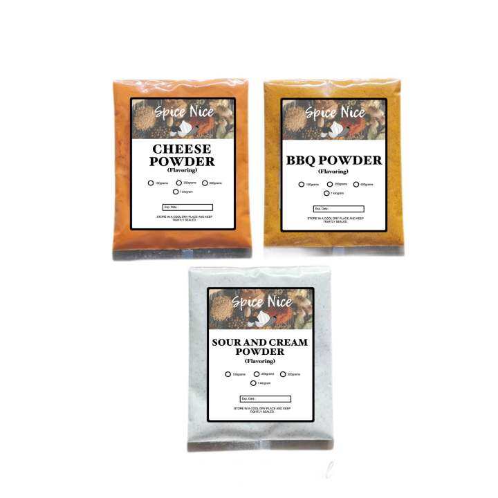 Cheese Barbecue Sour and Cream Flavoring Powder Lazada PH