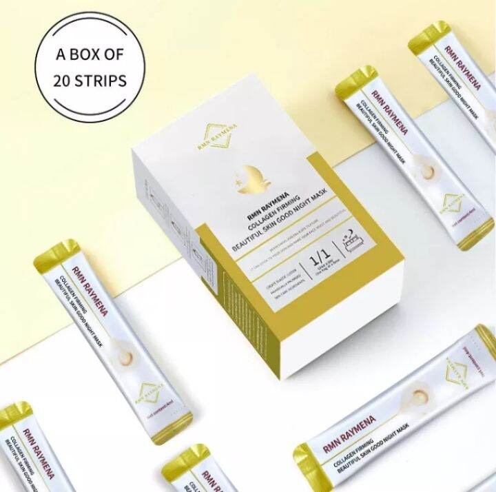 🔥 COLLAGEN FIRMING GOOD NIGHT MASK 4ml.(ต่อ 1 ซอง) สลิปปิ้งมาร์ค สูตรคอ