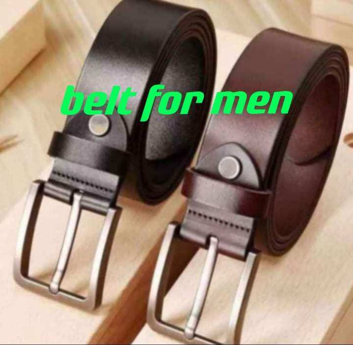 leather belt buckle type Lazada PH
